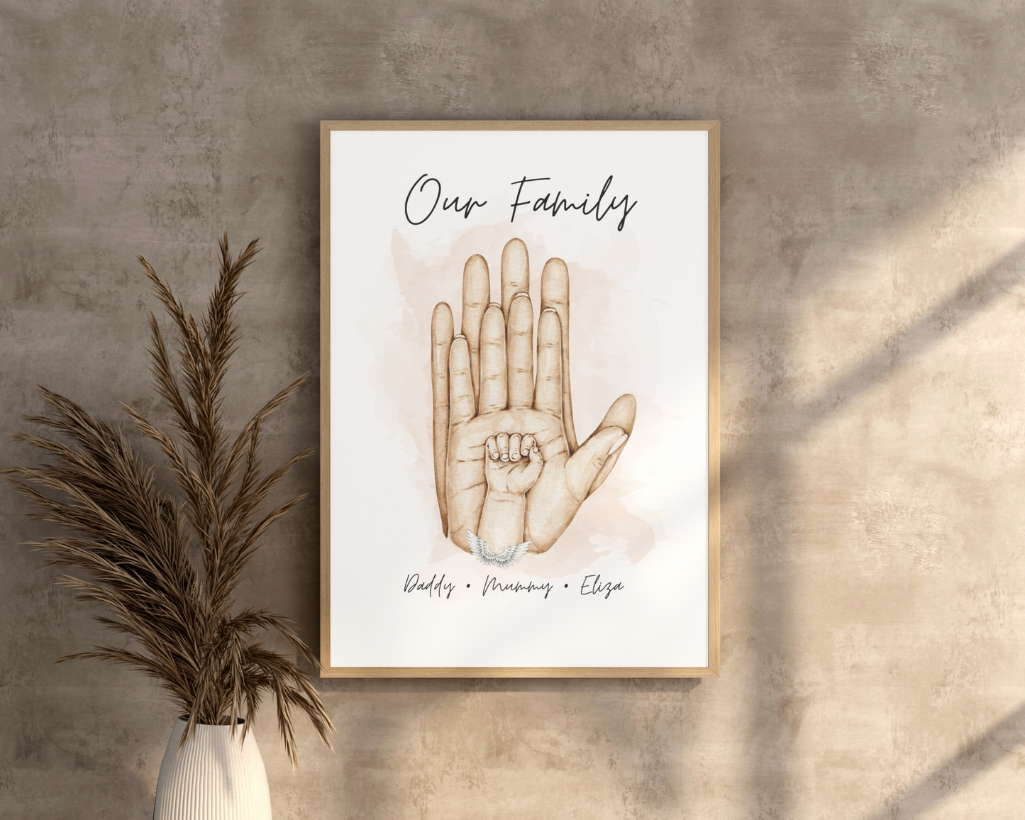 Family Palm Print - PRINT ONLY